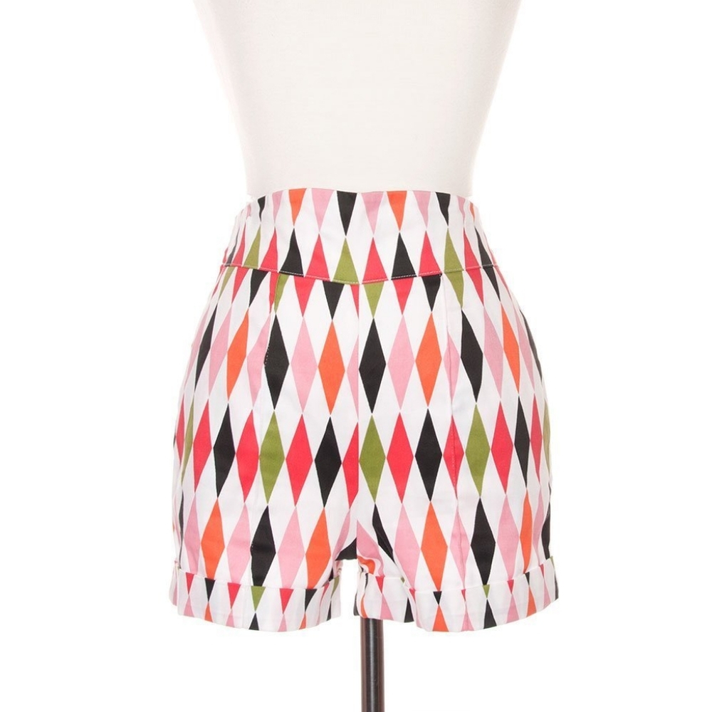Laura Byrnes Harlequin shorts